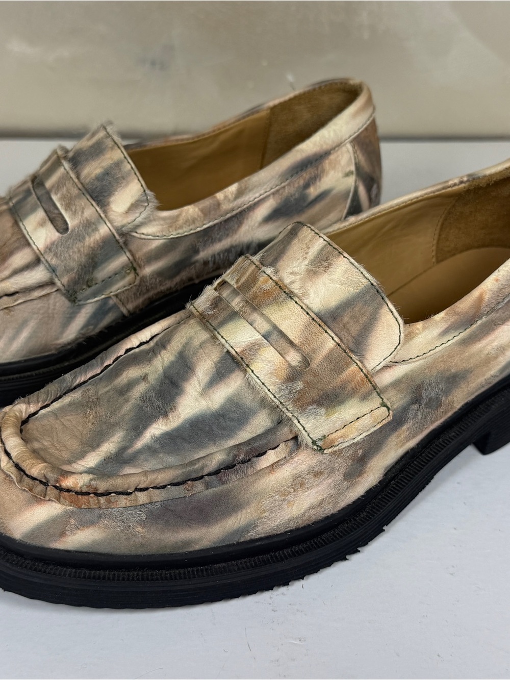 Unique Furry Women’s Penny Loafers